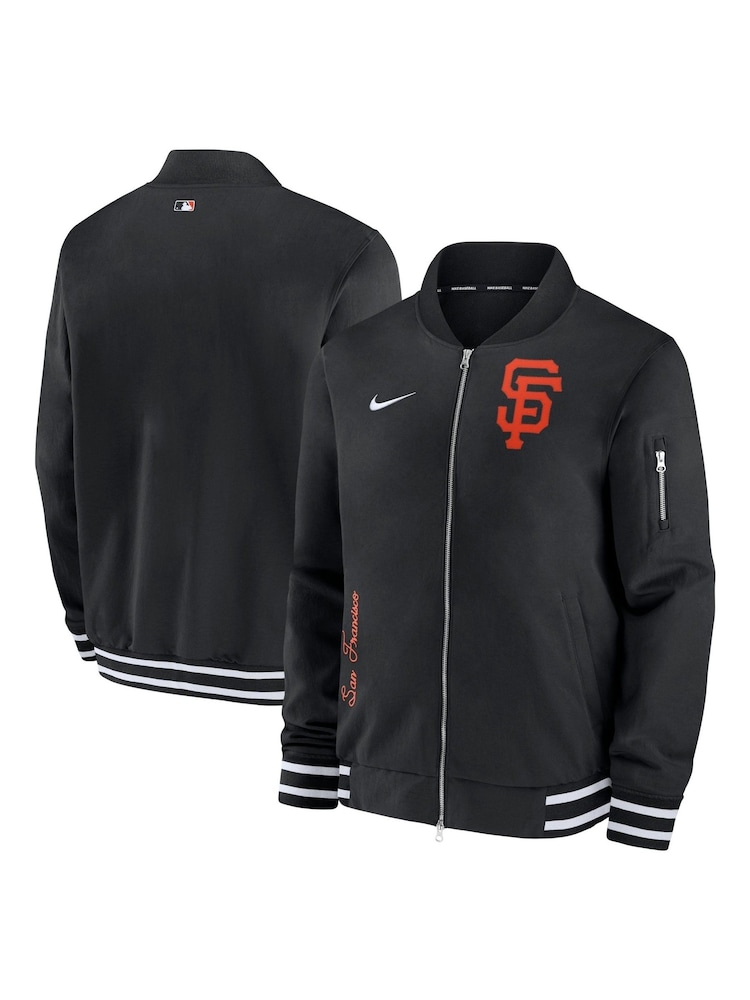Fanatics San Francisco Giants Authentic Bomber Black Jacket - Image 1 of 3