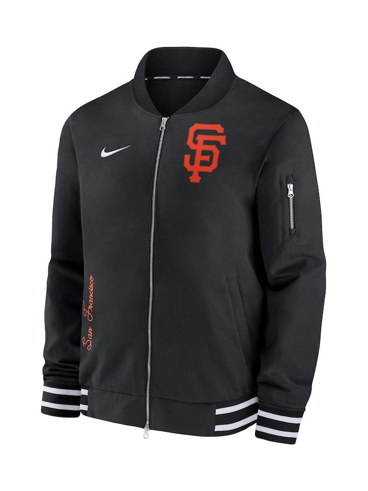 Fanatics San Francisco Giants Authentic Bomber Black Jacket - Image 3 of 3