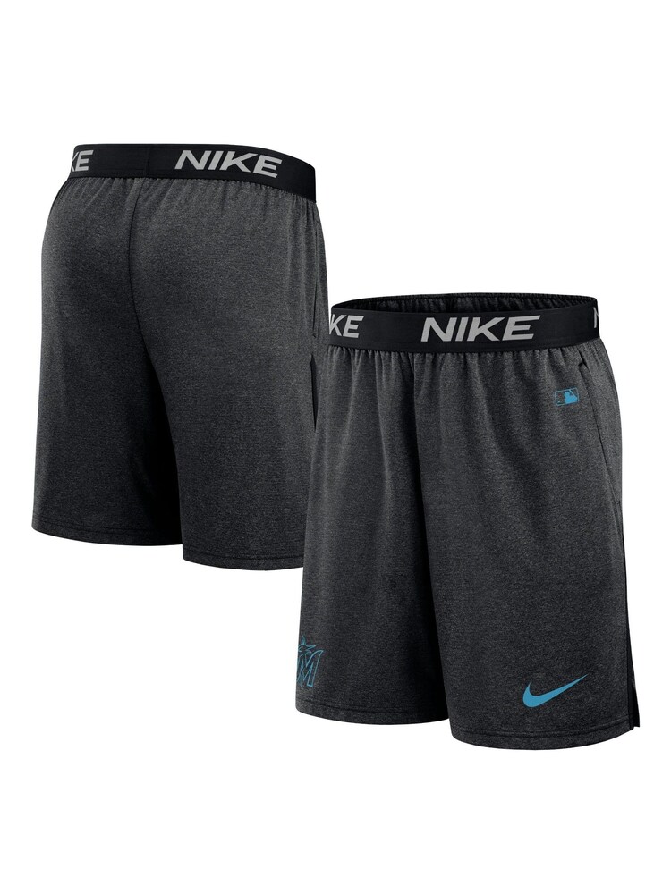 Fanatics Dri-FIT Grey Miami Marlins Authentic Shorts - Image 1 of 3