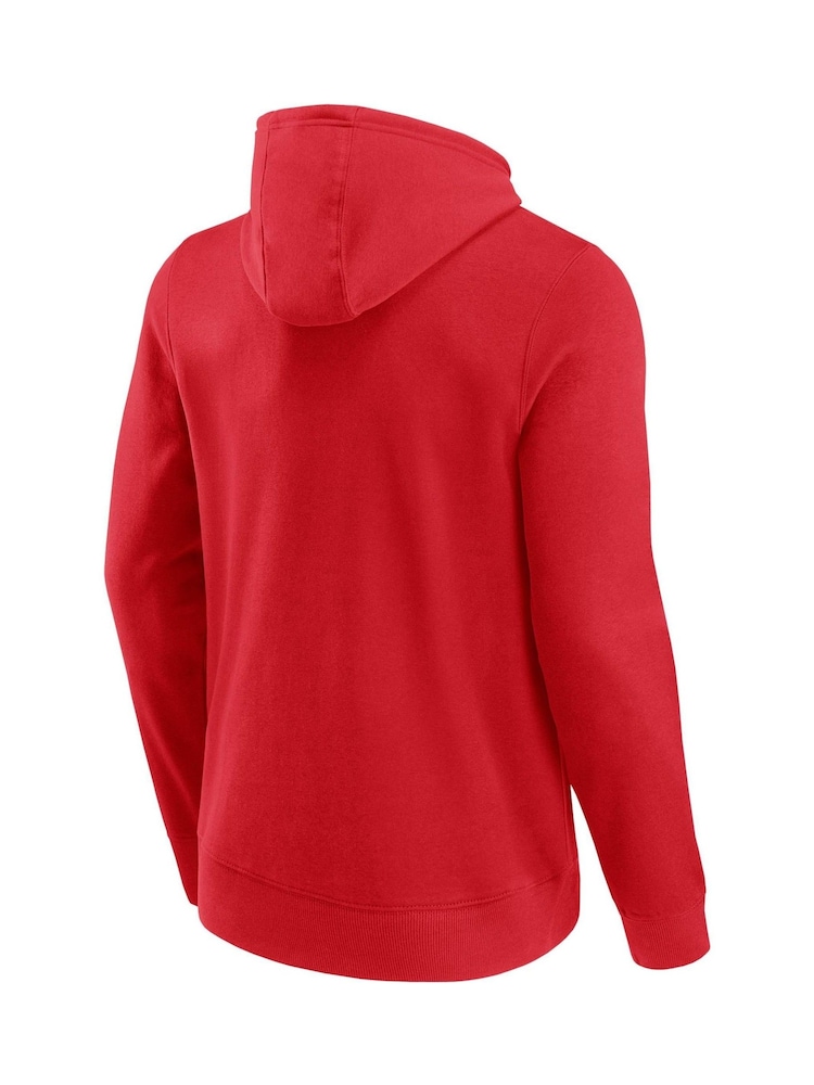 Fanatics Red Los Angels Of Anaheim Primary Logo Graphic Hoodie - Image 2 of 3