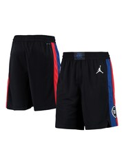 Fanatics Detroit Pistons Statement Black Shorts - Image 1 of 3