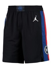 Fanatics Detroit Pistons Statement Black Shorts - Image 3 of 3