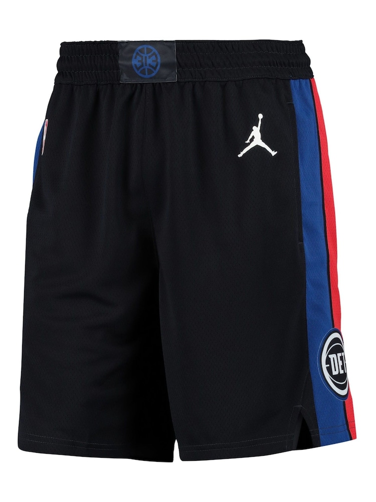 Fanatics Detroit Pistons Statement Black Shorts - Image 3 of 3