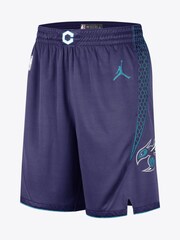 Fanatics Blue Charlotte Hornets Statement Shorts - Image 1 of 3