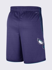 Fanatics Blue Charlotte Hornets Statement Shorts - Image 3 of 3