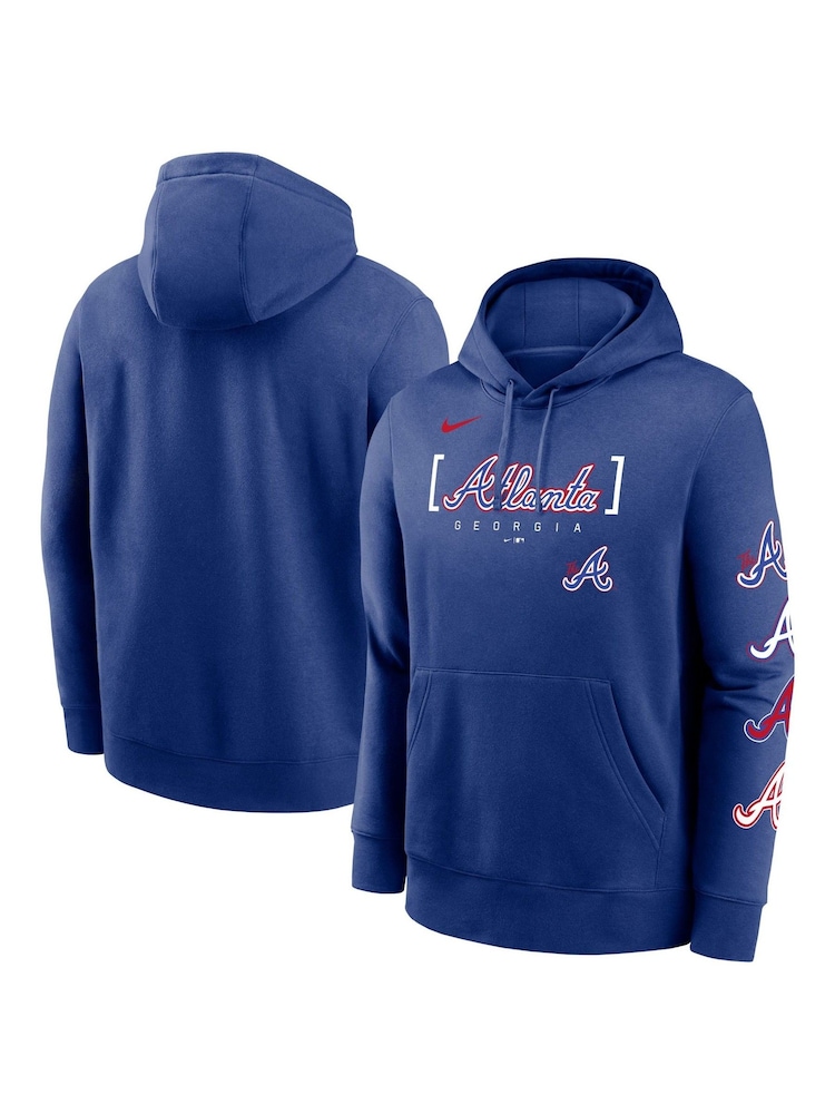 Fanatics Blue Atlanta Braves City Connect Club Fleece Hoodie - Image 1 of 3 Fanatics Blue Atlanta Braves City Connect Club Fleece Hoodie - Image 1 of 3