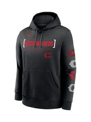 Fanatics Cincinnati City Connect Club Fleece Black Hoodie - Image 3 of 3