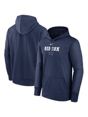 Fanatics Blue Boston Sox Authentic Therma Fleece Hoodie - Image 1 of 3