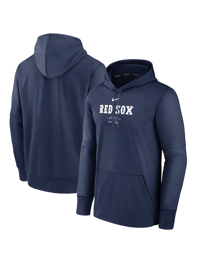 Fanatics Blue Boston Sox Authentic Therma Fleece Hoodie - Image 1 of 3