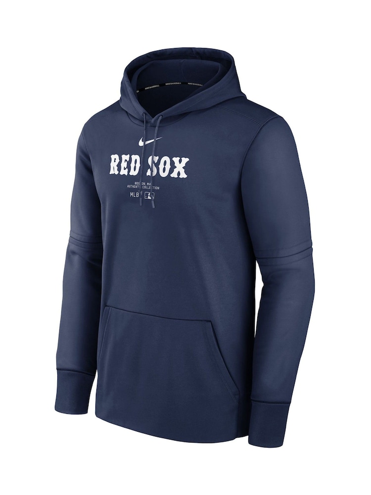 Fanatics Blue Boston Sox Authentic Therma Fleece Hoodie - Image 3 of 3