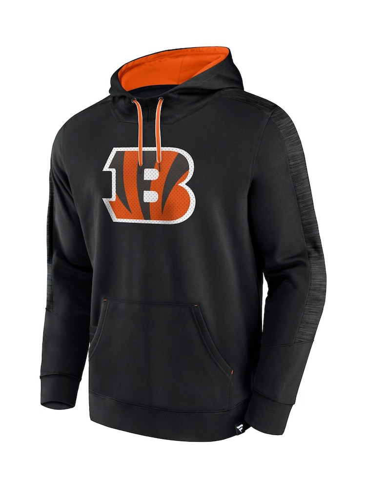 Fanatics Cincinnati Bengals Defender Streaky Poly Fleece Pullover Black Hoodie - Image 3 of 3