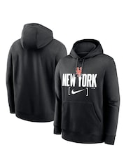 Fanatics New York Mets Club Slack Fleece Black Hoodie - Image 1 of 3