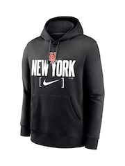 Fanatics New York Mets Club Slack Fleece Black Hoodie - Image 3 of 3