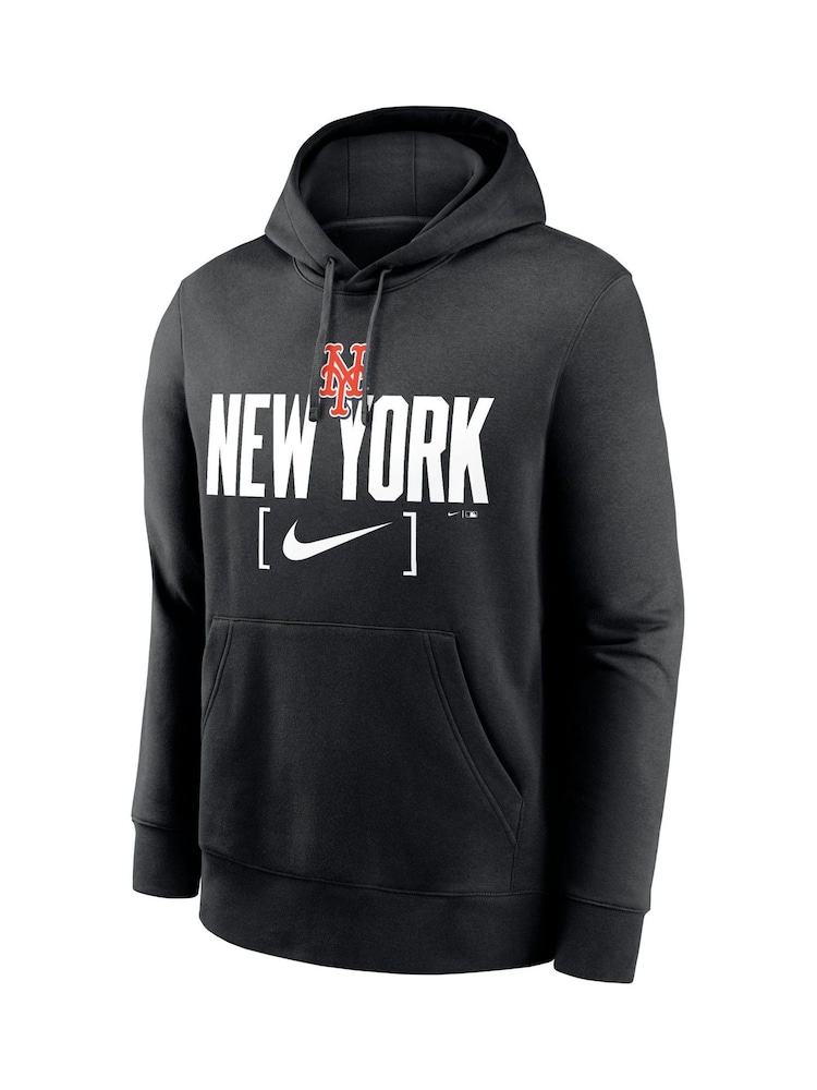 Fanatics New York Mets Club Slack Fleece Black Hoodie - Image 3 of 3