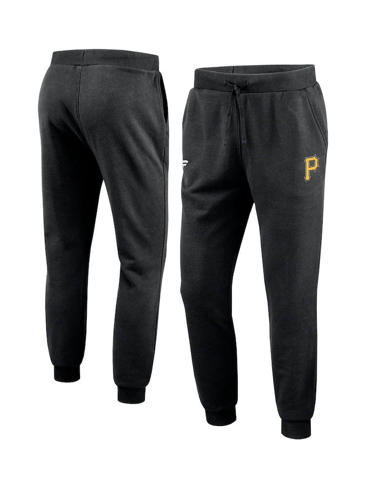 Fanatics Pittsburgh Pirates Fleece Black Joggers - Image 1 of 1