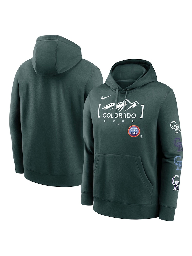 Fanatics Green Colorado Rockies City Connect Club Fleece Hoodie - Image 1 of 3