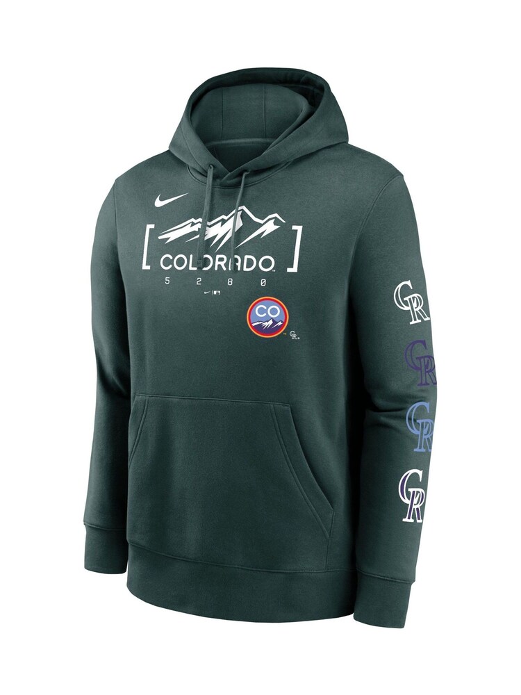 Fanatics Green Colorado Rockies City Connect Club Fleece Hoodie - Image 3 of 3