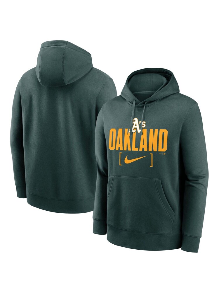 Fanatics Green Oakland Athletics MLB Club Slack Fleece Hoodie - Image 1 of 3