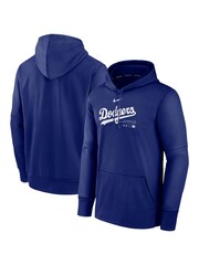 Fanatics Blue Los Angeles Dodgers Authentic Therma Fleece Hoodie - Image 1 of 3
