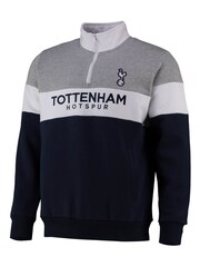 Fanatics Grey Tottenham Hotspur Quarter Zip Sweatshirt - Image 2 of 3