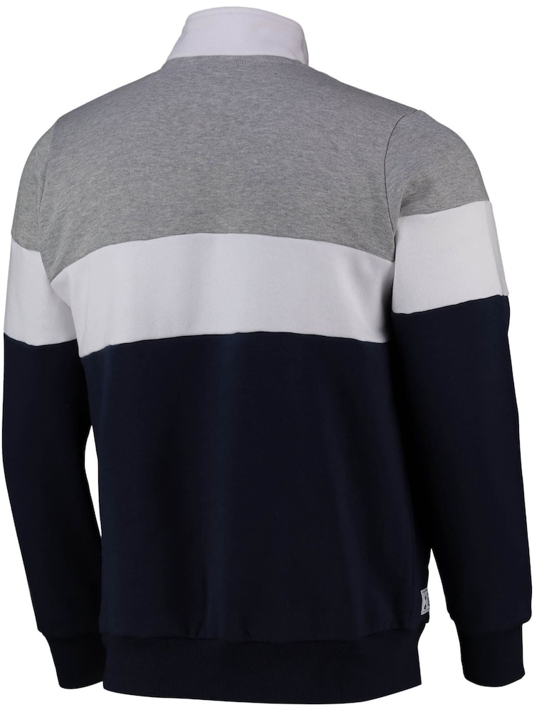 Fanatics Grey Tottenham Hotspur Quarter Zip Sweatshirt - Image 3 of 3