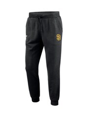 Fanatics San Diego Padres Fleece Black Joggers - Image 2 of 3