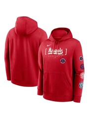 Fanatics Red Los Angeles Angels City Connect Club Fleece Hoodie - Image 1 of 3
