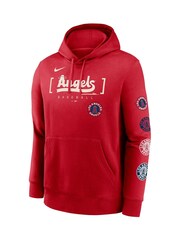 Fanatics Red Los Angeles Angels City Connect Club Fleece Hoodie - Image 3 of 3