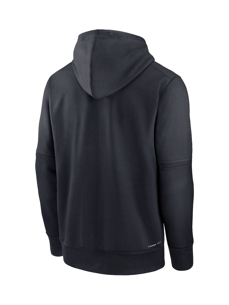 Fanatics New York Yankees Authentic Therma Fleece Black Hoodie - Image 2 of 3