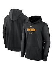 Fanatics Pittsburgh Pirates Authentic Therma Fleece Negru Hanorac cu glugă - Image 1 of 3