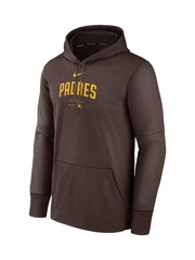 Fanatics San Diego Padres Authentic Therma Fleece Brown Hoodie - Image 2 of 3