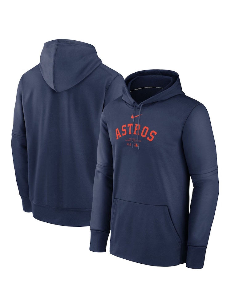 Fanatics Blue Houston Astros Authentic Therma Fleece Hoodie - Image 1 of 3
