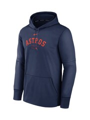Fanatics Blue Houston Astros Authentic Therma Fleece Hoodie - Image 3 of 3