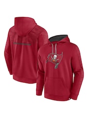 Fanatics Red Tampa Bay Buccaneers Defender Streaky Poly Fleece Pullover Hoodie - Image 1 of 3