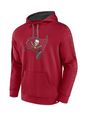 Fanatics Red Tampa Bay Buccaneers Defender Streaky Poly Fleece Pullover Hoodie - Image 3 of 3