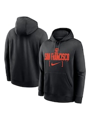 Fanatics San Francisco Giants Club Slack Fleece Black Hoodie - Image 1 of 3