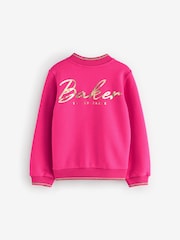 وردي ـ سترة بومبر مُزيَّنة بشعار لامع للعلامة التجارية من Baker By Ted Baker - صورة 12 من 15