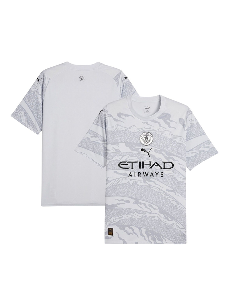 Puma Silver Manchester City Year Of The Dragon Shirt - Image 1 of 3