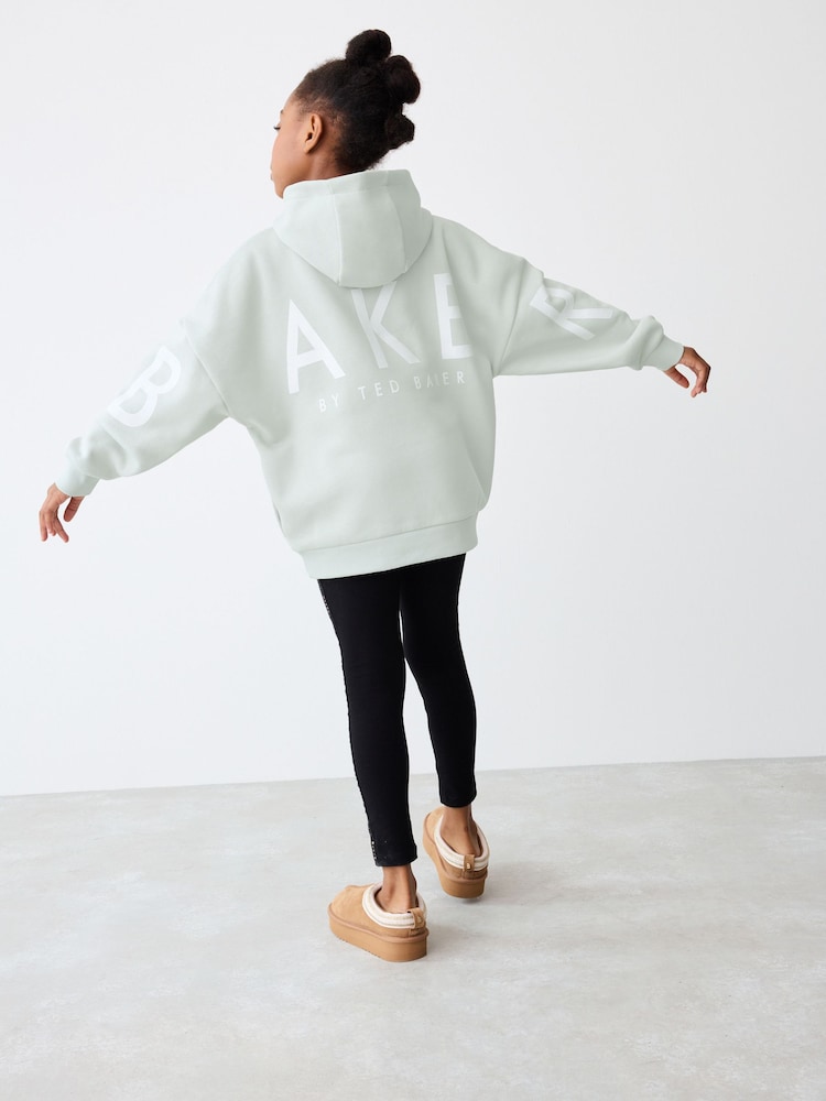 Baker by Ted Baker Oversized Back Print Hoodie - Image 2 of 9