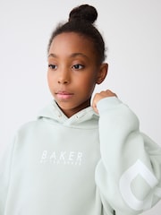 Baker by Ted Baker Oversized Back Print Hoodie - Image 4 of 9
