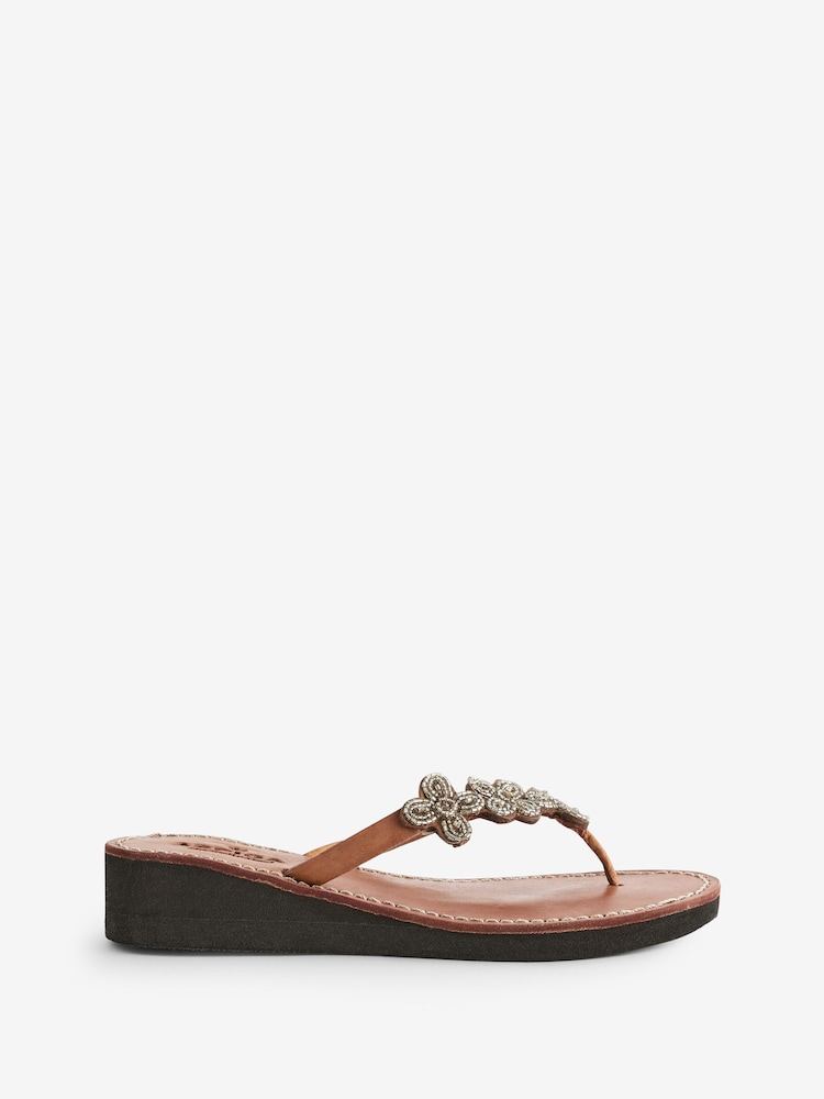 Aspiga Silver Tatu Heel Leather Sandals - Image 1 of 4