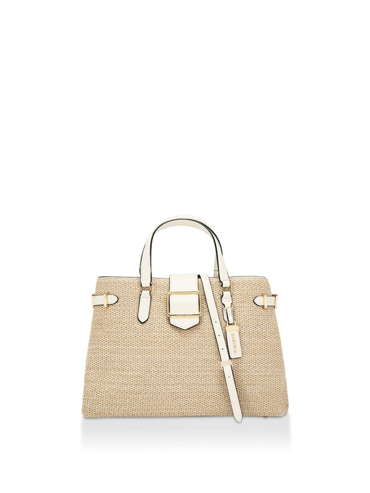 Carvela Cream Mindy Tote Bag - Image 1 of 5 Carvela Cream Mindy Tote Bag - Image 1 of 5
