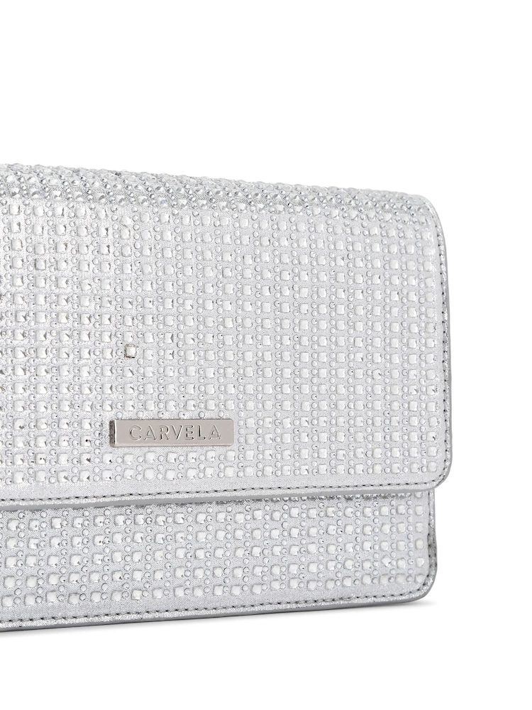 Grijs - Carvela Kianni Clutch Bag - Image 4 of 5