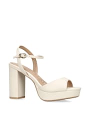 KG Kurt Geiger Silver Florence Sandals - Image 4 of 4
