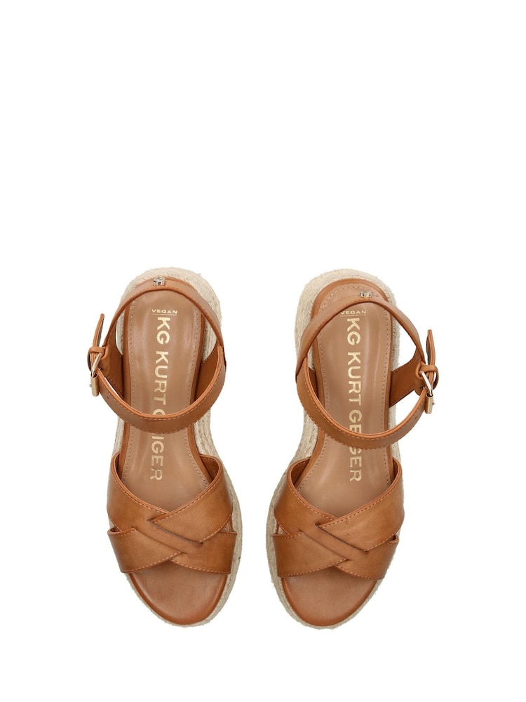 KG Kurt Geiger Natural Piper Sandals - Image 2 of 5