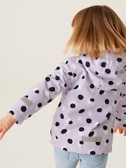 Regatta Purple Animal Rainy Day Waterproof Jacket - Image 2 of 6