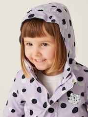 Regatta Purple Animal Rainy Day Waterproof Jacket - Image 4 of 6