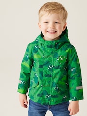 Regatta Green Animal Rainy Day Waterproof Jacket - Image 1 of 6