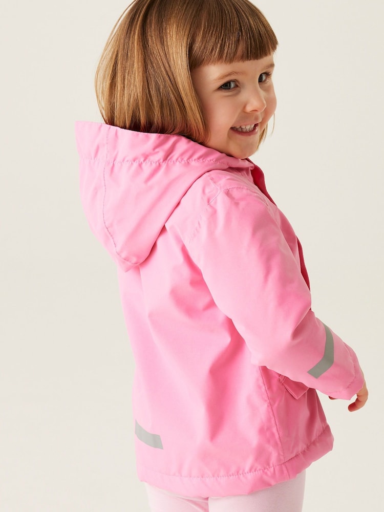 Regatta Pink Animal Rainy Day Waterproof Jacket - Image 2 of 4