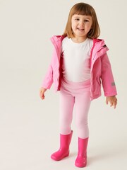 Regatta Pink Animal Rainy Day Waterproof Jacket - Image 3 of 4